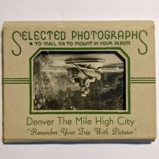 c1940s Denver, CO x8 Real Photo Pack Set Lot Mile High City Souvenir Vtg A20 picture
