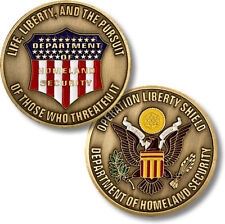 Operation Liberty Shield Challenge Coin picture