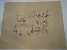 (4) VINTAGE KOHLER AD DRAWINGS PRINTS FROM THE 1950'S? - 14