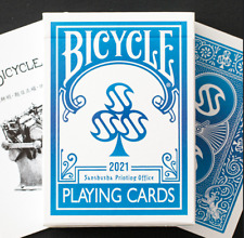 BICYCLE Japan Deck Sanshusha Printing Office 2021 Blue Playing Cards Deck picture