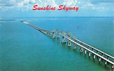 Postcard Sunshine Skyway 15 Mile Bridge West Coast of Florida picture