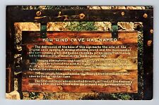 Wind Cave National Park, Black Hills History Sign, Souvenir Vintage Postcard picture