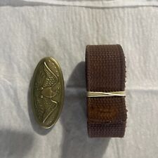Vintage Military Belt And Buckle picture