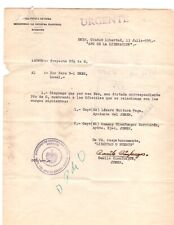 Autographed Signed 1959 Cuba Camilo Cienfuegos Ministero Defensa Document COA picture