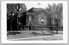 Wheaton College Illinois~Take Steps Up to Pierce Chapel~Mid Springtime RPPC 1950 picture