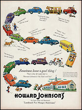 1953 Howard Johnson's ice cream shops and restaurants retro art print ad LA14 picture
