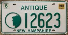 C7 Antique New Hampshire License Plate NH License Plate Old Man Of The Mountain picture