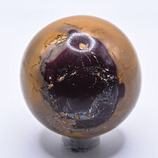 48mm Purple Orange Mookaite Jasper Sphere Natural Sparkling Mineral Ball Austral picture