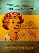 Kenmore Wringer Washer Manual 1963 Make Washday a Joy Instead of a Job picture