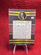 2022 Pieces of the Past Abraham Lincoln Jumbo Authentic Relic #SR-1 picture