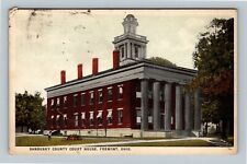 Fremont OH, Historic 1844 Sandusky County Courthouse Ohio c1924 Vintage Postcard picture