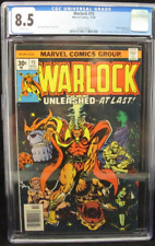 1976 Warlock #15 CGC 8.5 Very Fine + White Pages Thanos Appearance Last Issue picture