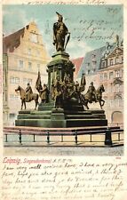 Vintage Postcard Leippzig Siegesdenkmal Historical Statue Leipzig Germany picture