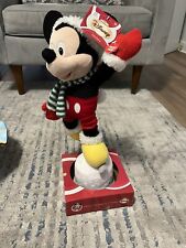 VTG Musical Mickey Mouse on Ice Skates Plays Songs Squeeze Hand to Play New CVS picture