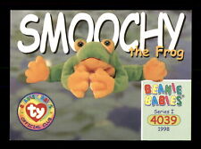 Smoochy The Frog 118 Retired Series I 1998 TY Beanie Baby Trading Card  picture