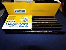 Lot  of 12 Vintage Dixon Beginners School Pencils - #308 New Thick  Unsharpened picture