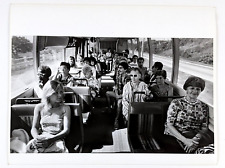 1985 Miami Florida Metro S Bus Passengers Aventura Mall Vintage Press Photo picture