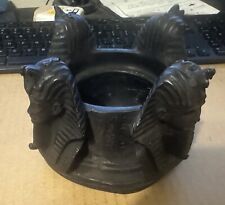 Large Handmade Egyptian Candle Holder King Tut 2.5 lbs  picture