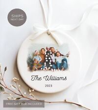 Personalized Family Picture Ornament, Christmas Gift Ornament, Custom Photo Orna picture