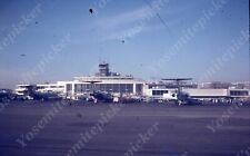 sl82 Original slide  1981 Commercial airplane Airport tower 907a picture