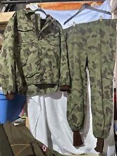 VTG Bulgarian Army splinter Camo Winter Jacket & Pants Military Surplus Uniform picture