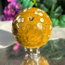 Natural  RARE Polished Ocean Jasper CRYSTAL SPHERE BALL With Beautiful Druzy picture