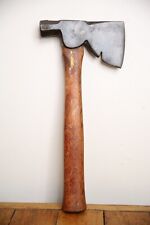 Vintage PLUMB Half Hatchet Carpenters Axe Victory Hammer Head wood handle tool picture