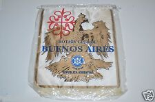 MINTY Vintage Buenos Aires Republica Argentina Rotary International Club Banner  picture