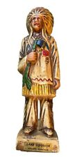 Vintage Lake Superior Indian Chief  souvenir Sculpture Wisconsin Memorabilia picture