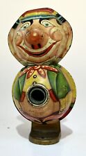 RARE Vintage 1950's Kum Tin Lithograph Clown Pencil Sharpener Metal West Germany picture