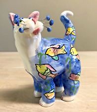 Amy Lacombe Aquarium Fish Bowl Cat FIRST LIMITED EDITION Retired 2001 picture