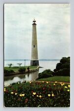 Lighthouse At Grand Lake, Scenic View, Vintage Postcard picture