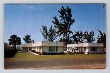 Pompano Beach FL-Florida, Sea Side Apartments, Advertising, Vintage Postcard picture