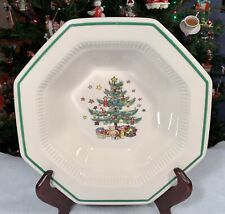 Retired NIKKO CHRISTMASTIME 9x2.25 Serving Bowl • Japan • Oven To Table picture
