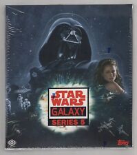 2010 TOPPS STAR WARS GALAXY SERIES 5 FACTORY SEALED HOBBY BOX *VERY RARE* MINT picture
