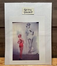 BETTY GRABLE - MARTHA ARYE AMERICIAN ACTRESS Publicity  - CLIPPING /MAGAZINE picture