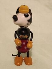 Old Early Wooden Jointed Mickey Mouse Disney Figure picture