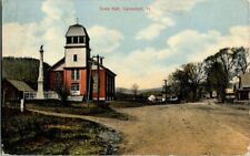 1914. TOWN HALL. CAVENDISH, VT. POSTCARD. WA13 picture