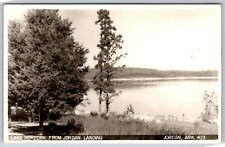 RPPC~Jordan Arkansas Lake Norfork From Jordan Landing~Real Photo Postcard picture