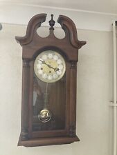 Antique Vintage Sligh  Triple Chime Wall Clock picture