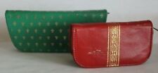 2 Vintage Austrian Leather Travel Nail Kits West Germany Triple Cut Special (U) picture