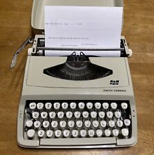 Vintage Typewriter Smith Corona Profile 1960s Made In England Portable Ribbon picture