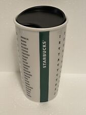 Starbucks Coffee Cup 2016 Ceramic Tumbler Mug 12 fl oz Word Search Puzzle Double picture