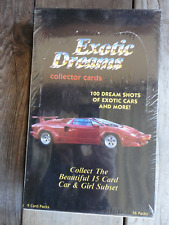 1992 Exotic Dreams Trading Cards - Factory Sealed Box of 36 Unopened Packs NOS picture