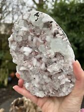 Pink Stillbite And Heulandite Cluster With Green Apophyllite Large AAA+ 910g 33 picture