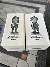 Pair of 2001 Pennsylvania Renaissance Fair Limited Edition Bobble Head Dolls picture