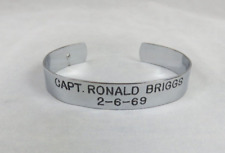 Vtg VIVA - Vietnam POW MIA Bracelet - Capt. Ronald Briggs 2-6-69 picture
