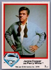 1978 Topps Superman The Movie Jackie Cooper as Perry White #7 picture