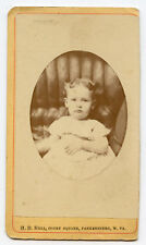 CDV Photo - West Virginia Cute Baby - LANG Family-H B Hull Photographer picture