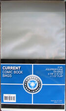 (1000) CSP COMIC BOOK CURRENT 2 MIL POLY STORAGE BAGS & ACID FREE BACKING BOARDS picture